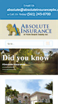 Mobile Screenshot of absoluteinsurancepbc.com